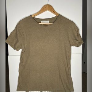 Zara linen blend tee size medium.